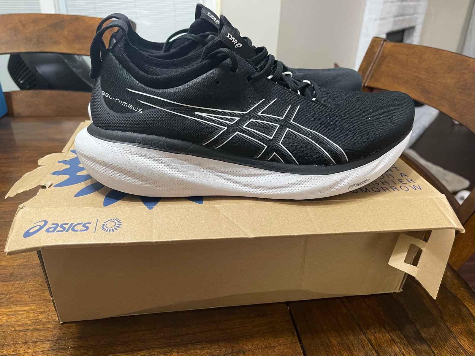 Asics Men's Gel-nimbus 25 Running Shoes - Black/pure Silver