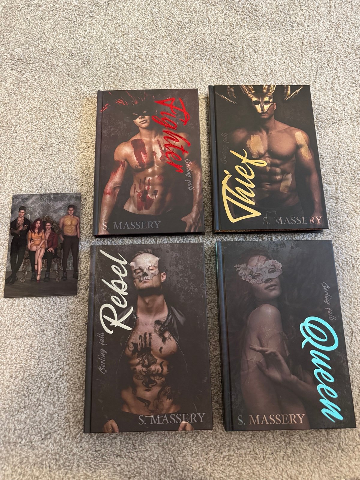 SIGNED S Massery Sterling Falls Series: Thief, Rebel, Fighter & Queen SPECIAL ED