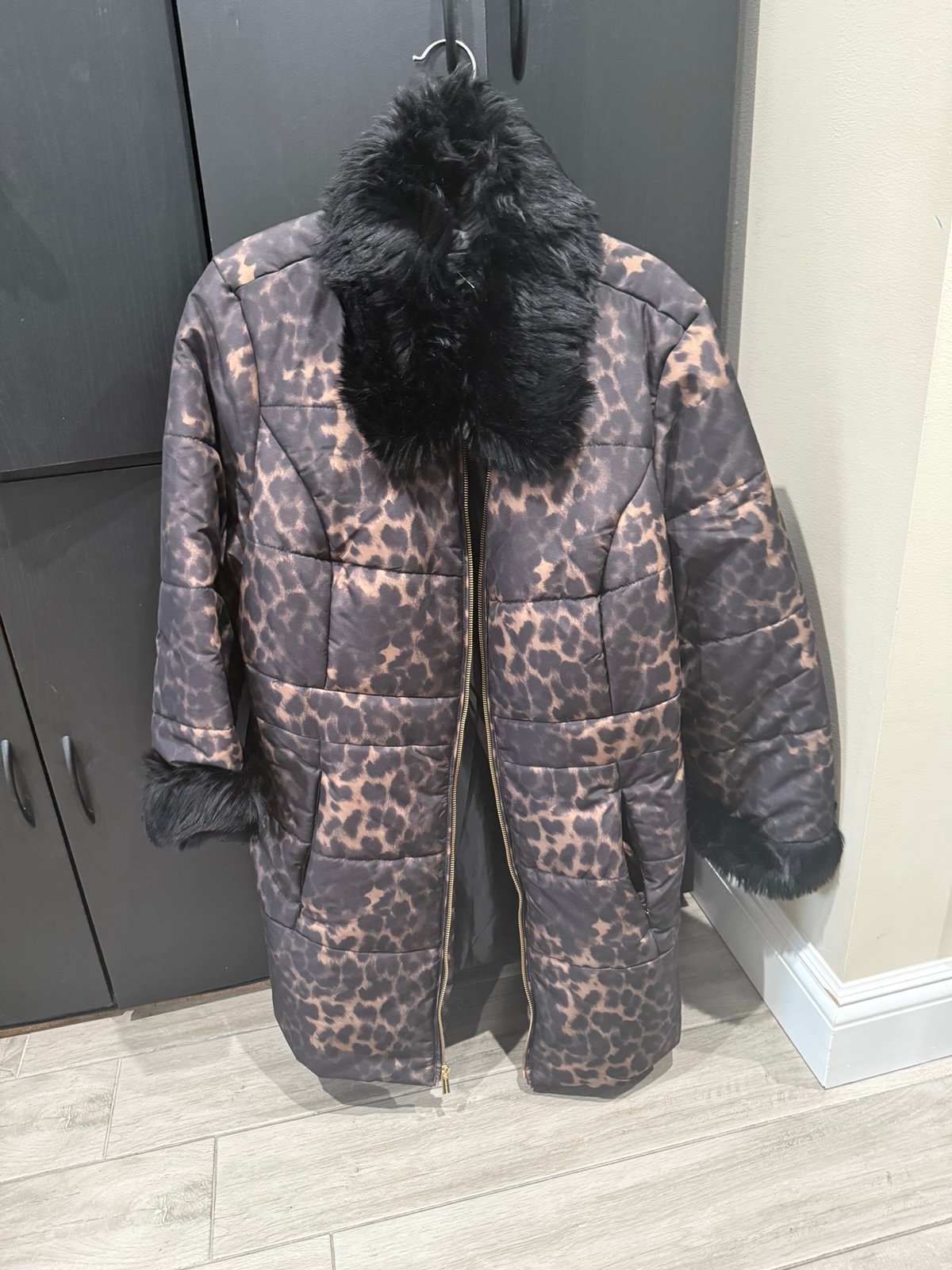 Womens Cheeta Print Coat