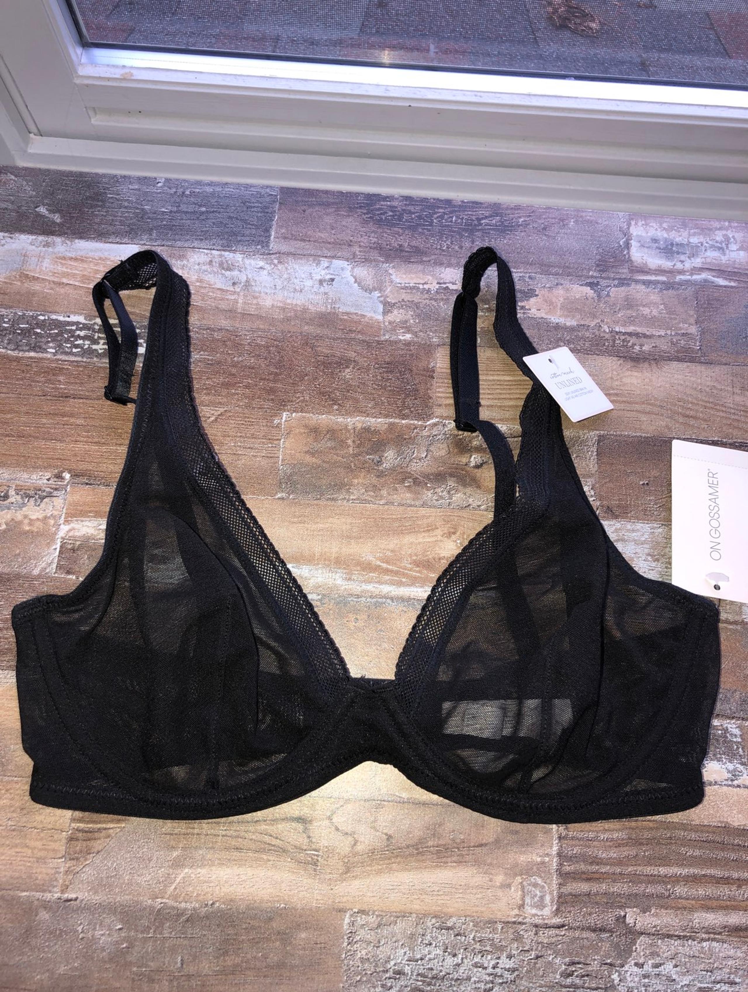 On gossamer 32D cotton mesh Bra