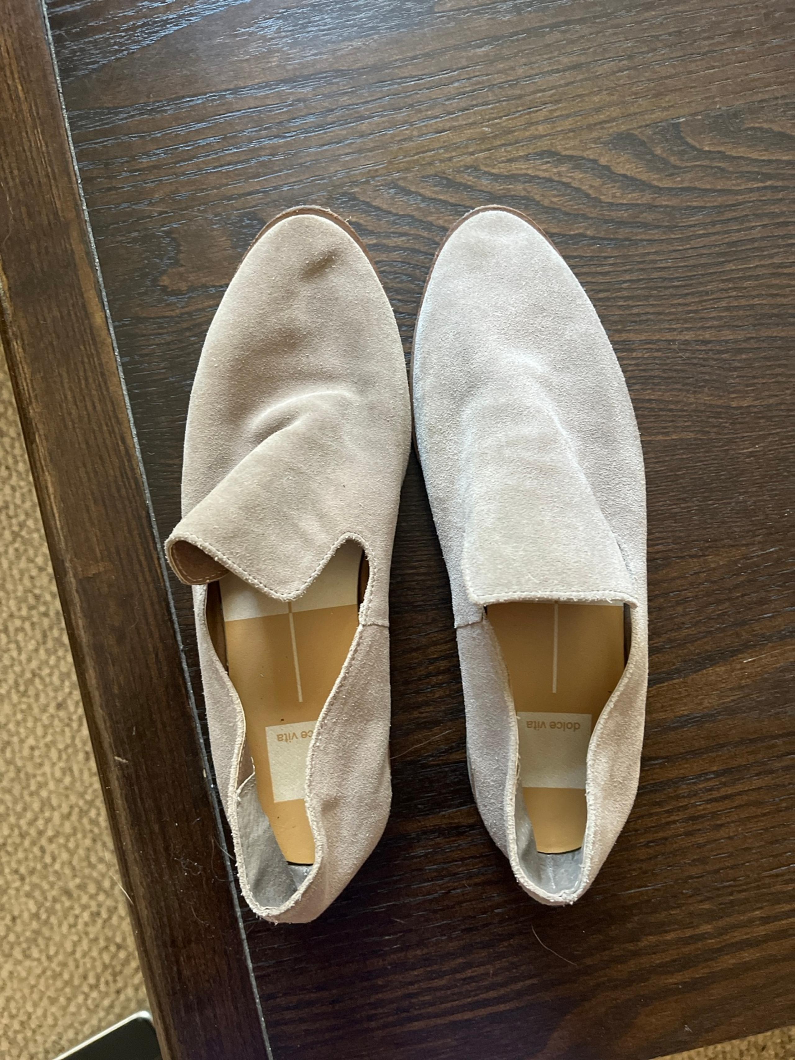 Dolce Vita suede slip on shoes (size 7.5 / 8)