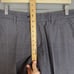 J. Lindeberg Pants Mens 34x30 Grey Cotton Trousers Golf Flat Front