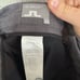 J. Lindeberg Pants Mens 34x30 Grey Cotton Trousers Golf Flat Front