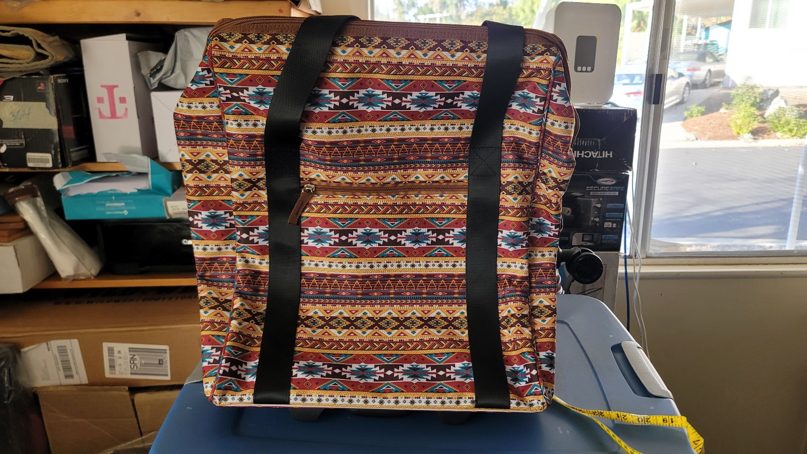 New large Rolling / Overnight Aztec Bag measurements in last 3 photos