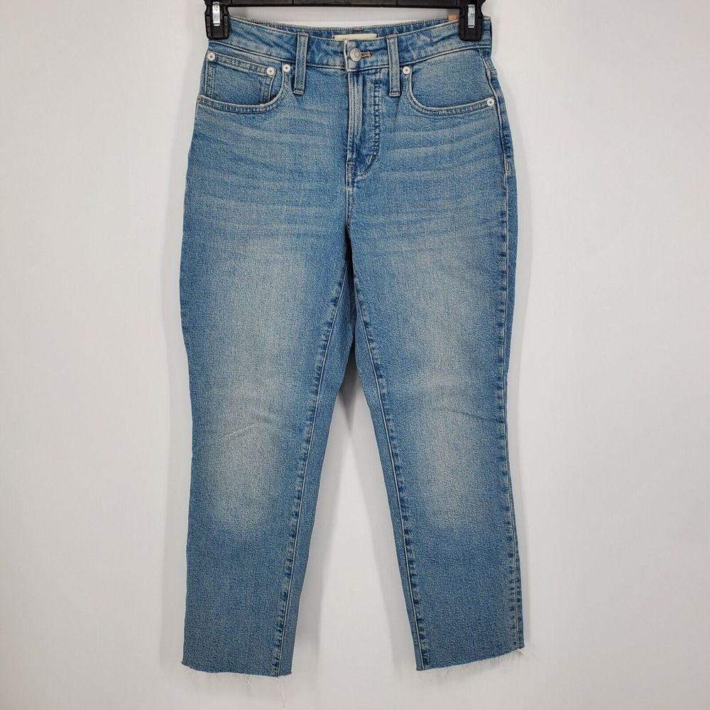 Women's Madewell The Perfect Vintage Jeans Size 24 Petite Ellicott Wash NA918