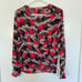 NWT Scotch and Soda Madison Scotch Star Logo Pattern Wrap Blouse Size Medium