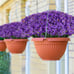 22 Bunches Flowers Artificial with Plastic Plants Outdoor