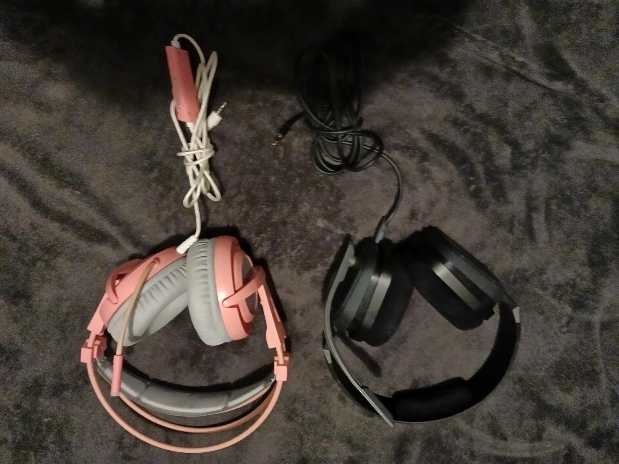 (1)  astro A10 Wired Gaming Headset and (1) sades a6 wired gaming headset