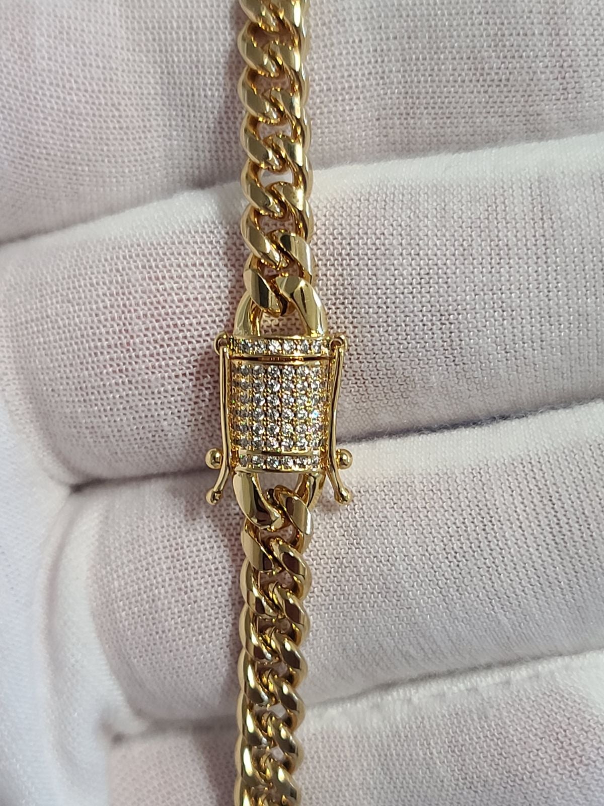 14k Gold Plated Miami Cuban Chain Necklace