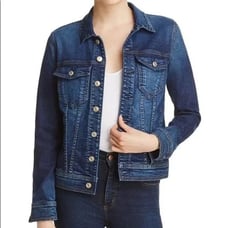 7 for all Mankind Denim Trucker Jacket s