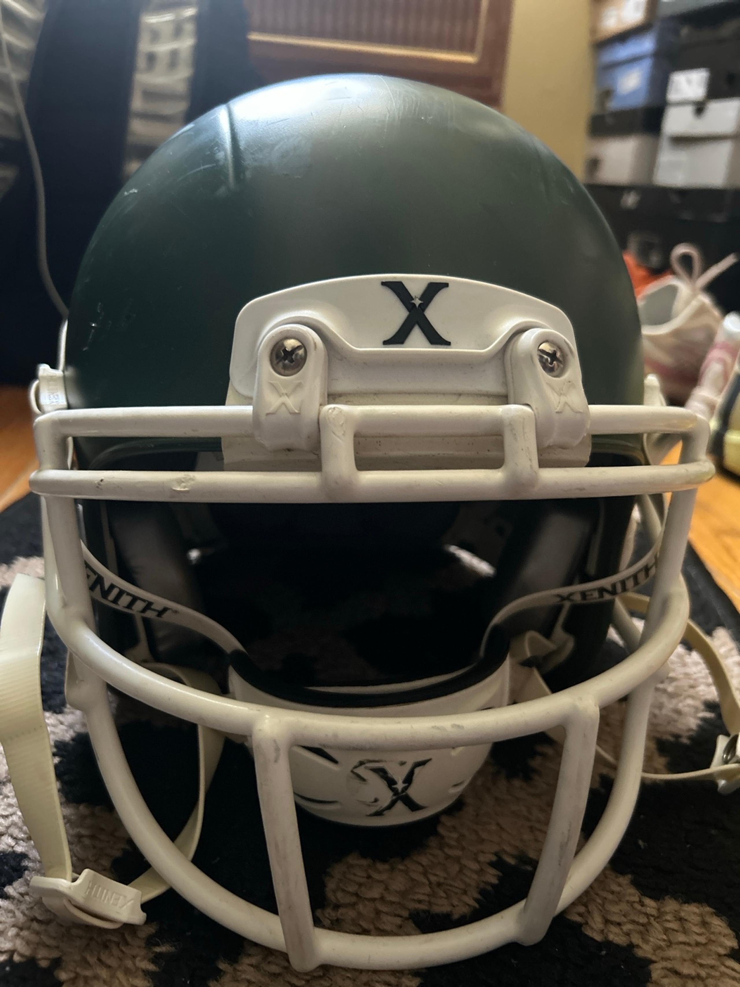 Football Helmet Matte Green