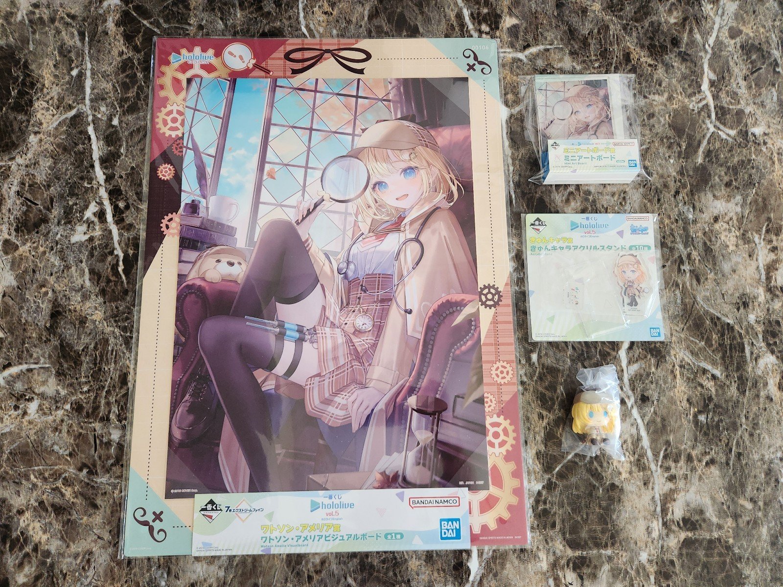 Hololive Kuji Volume 5: Amelia Watson Set