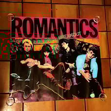 Vintage 1980 Romantics National Breakout Record Store Promo POSTER 33 X 36