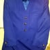 Harve Benard ladies suit women's royal blue jacket blazer skirt Size 10 10P