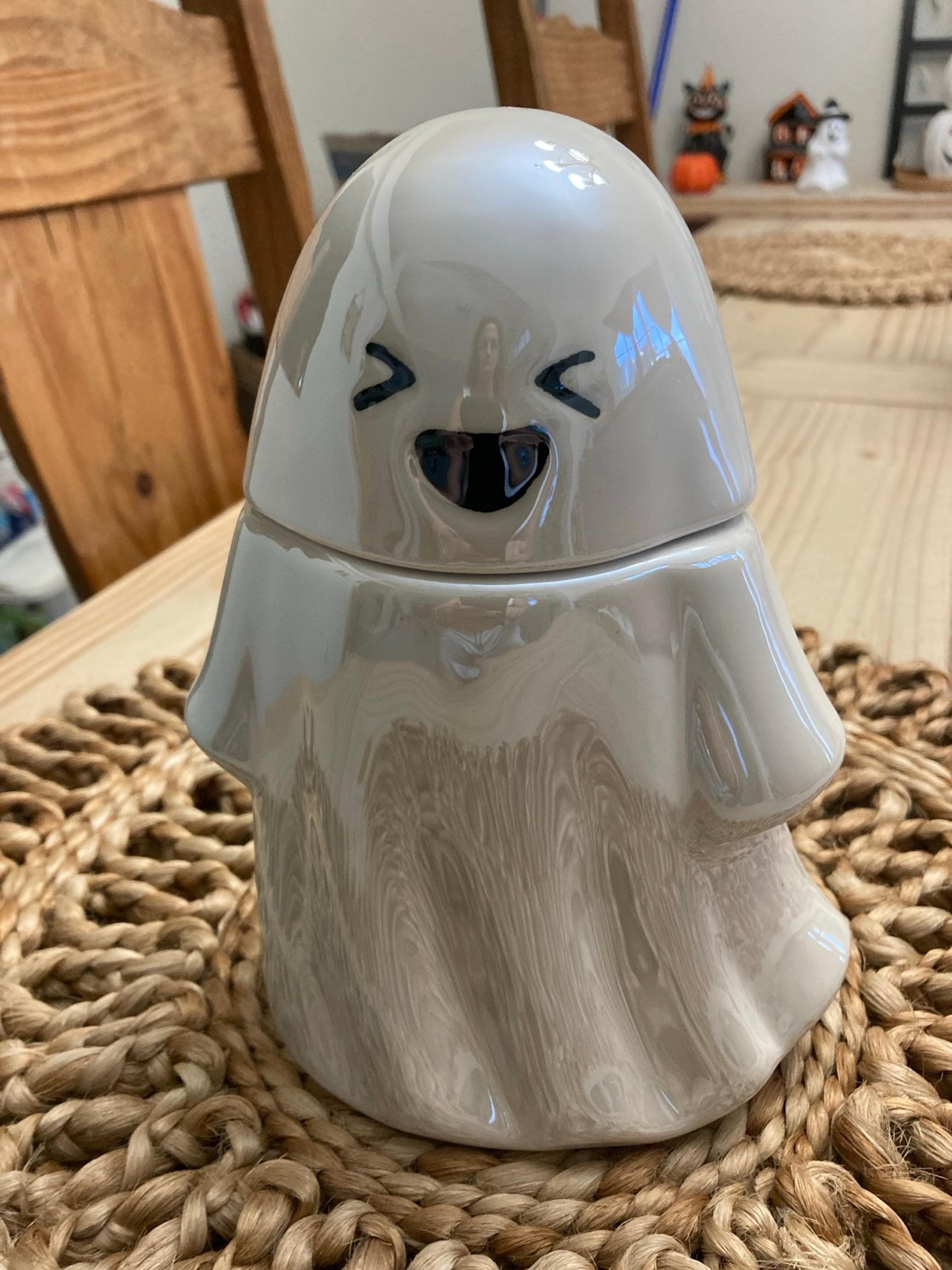 Halloween Ghost Treat Storage Jar