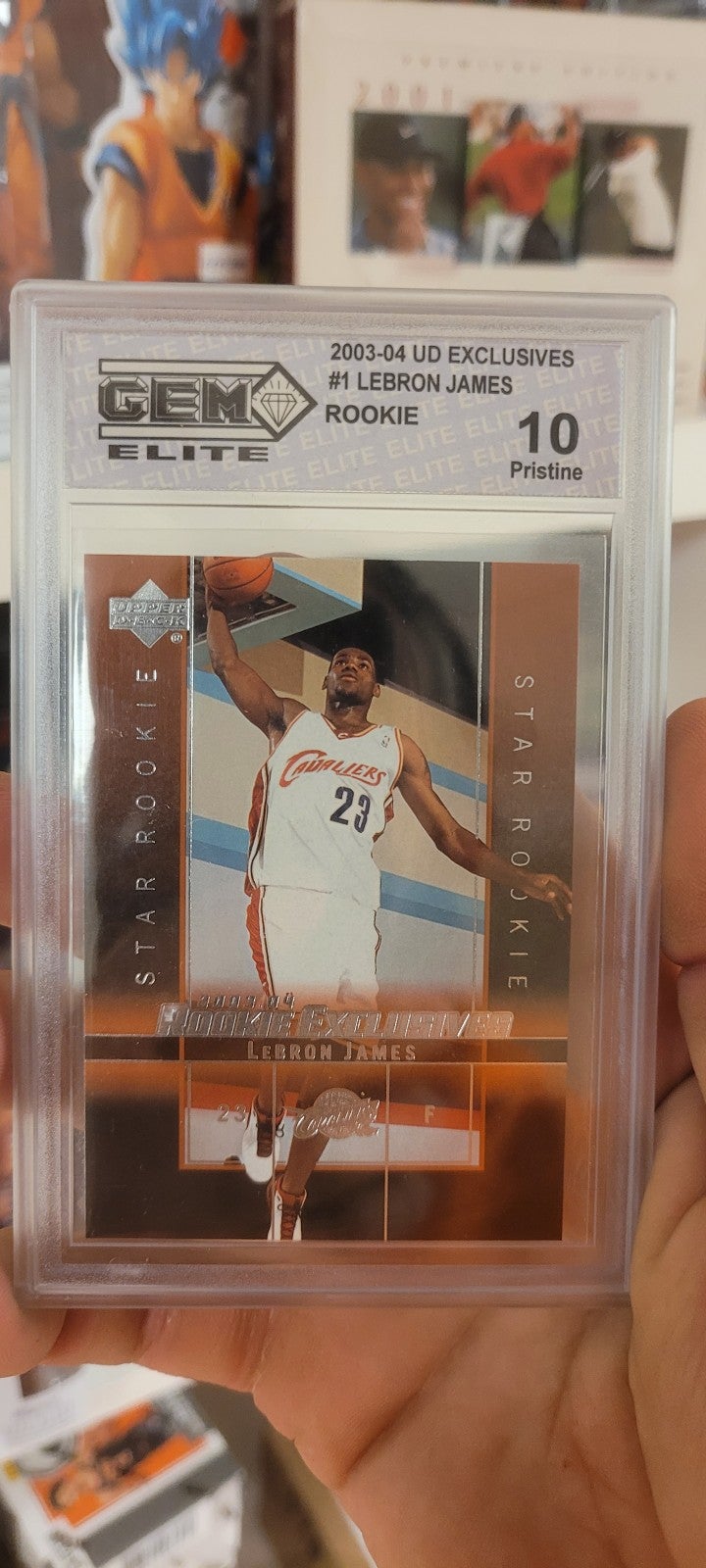 PSA 2003 Upper Deck Lebron James #1 Rookie Exclusives 10 Gem Elite