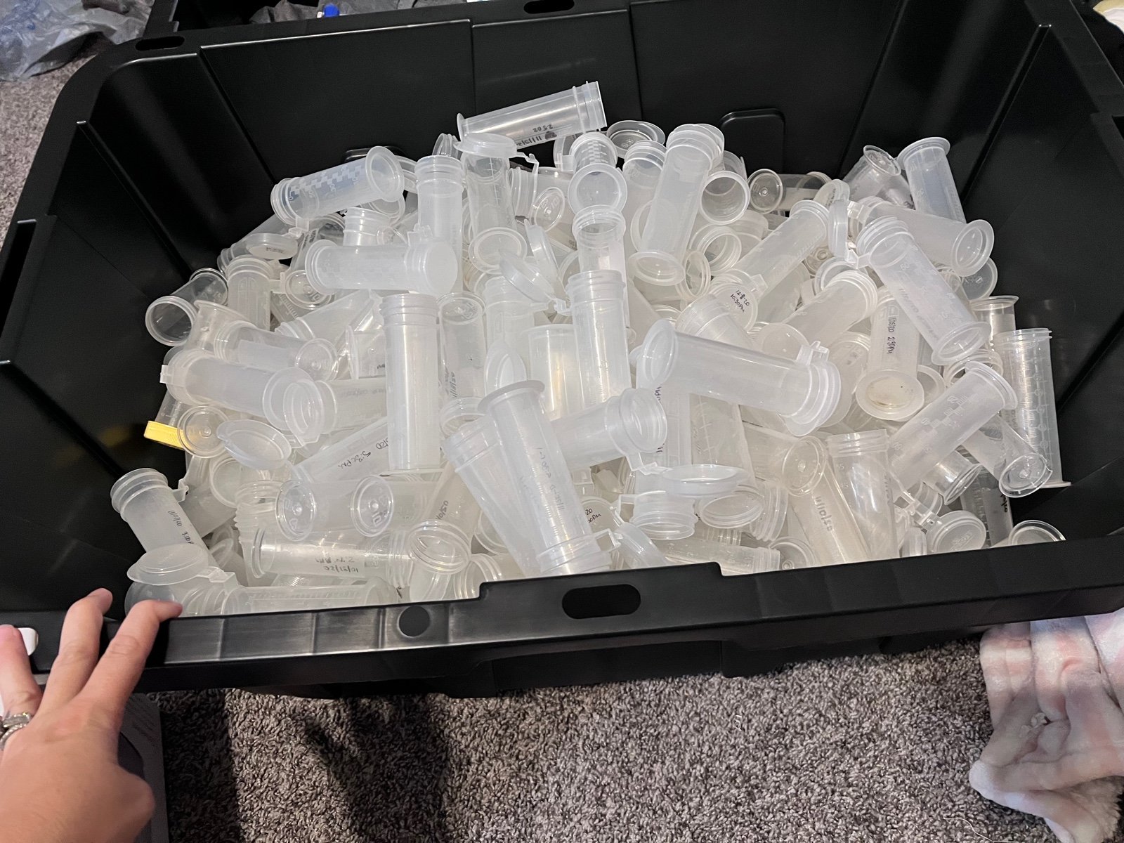 Breastmilk storage bottles