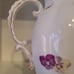 Antique A Lanternier Limoges France Porcelain Pitcher No Lid Floral READ