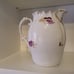 Antique A Lanternier Limoges France Porcelain Pitcher No Lid Floral READ