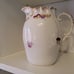 Antique A Lanternier Limoges France Porcelain Pitcher No Lid Floral READ