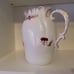 Antique A Lanternier Limoges France Porcelain Pitcher No Lid Floral READ