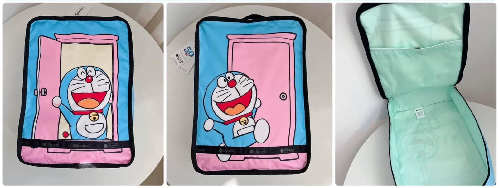 LeSportsac X Doraemon Extra large rectangular cosmetic