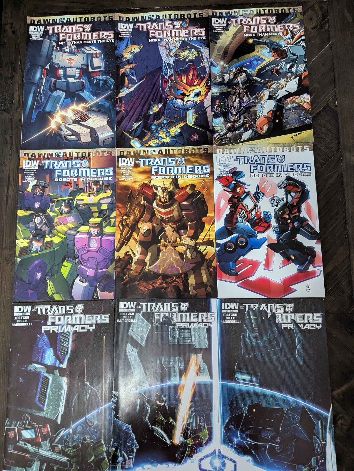 Transformers Comic Books