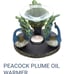 PEACOCK PLUME OIL WARMER