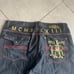 Red ape baggy jeans