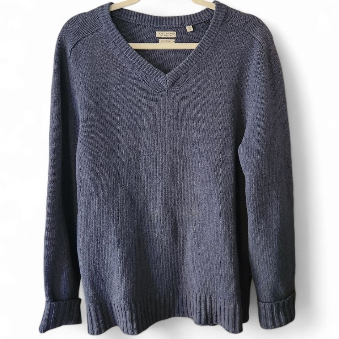 Oobe Brand Merino Wool Blend Sweater mens M fall winter warm comfy luxury