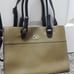 CLOE Satchel Handbag Olive Green Top Handle Structured Designer Bag