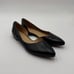 Naturalizer Women's Black Leather Kristin Flats Size 8.5