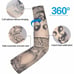 5 pcs Men Women Tattoo Cooling Arm Sleeves Basketball UV Sun Protection Muscle
