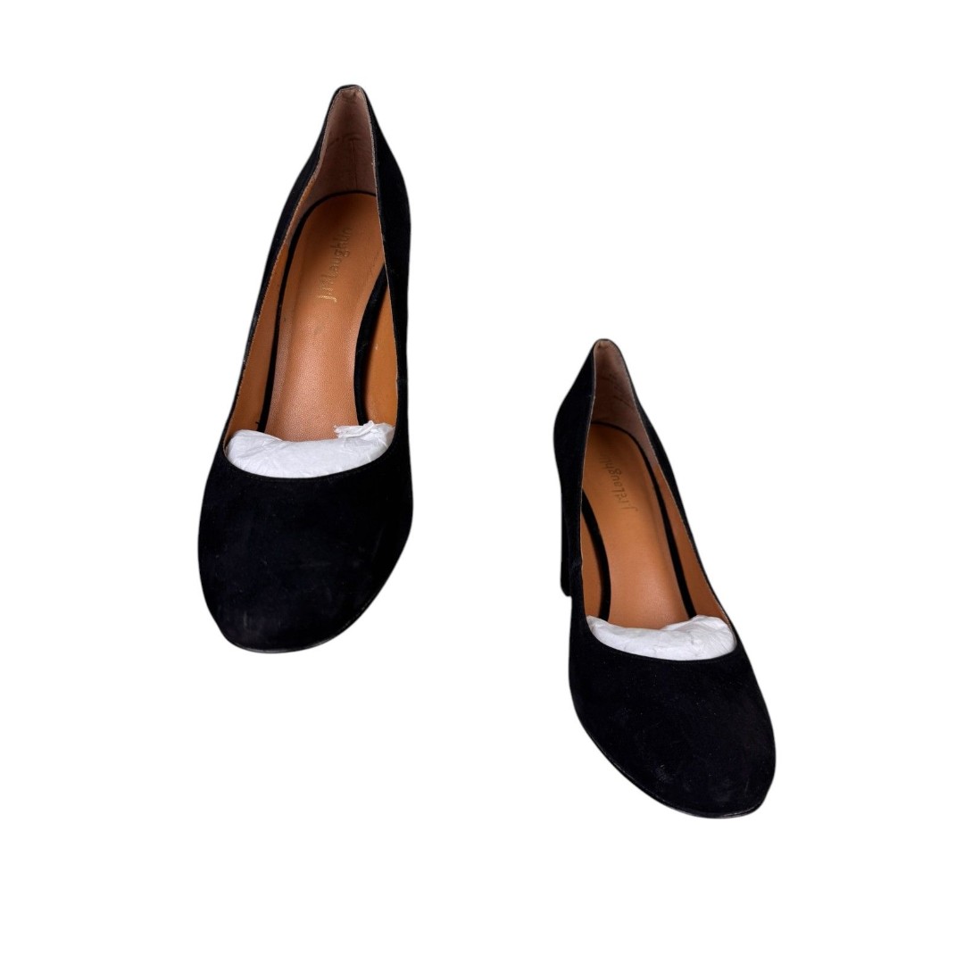 J. Mclaughlin Mila Black Suede Pump Women's Size 8 Classic Office