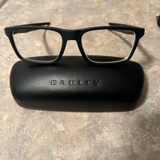 Oakley Port Bow OX8164-0155 Satin Black Eyeglasses 55-17-141 Frames + Case