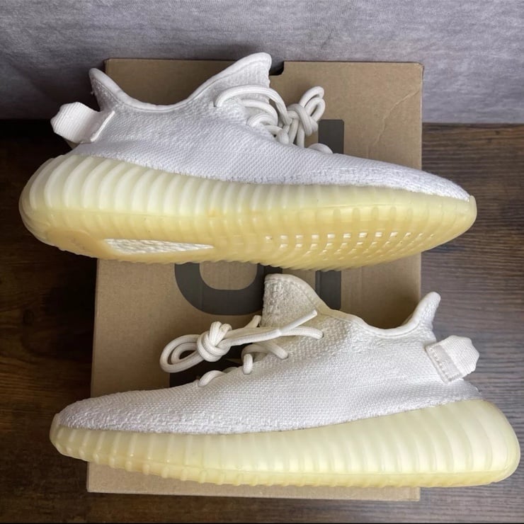 Adidas Yeezy Boost 350 V2 Low Cream White / Triple White Size 5.5 / 6.5W CP9366