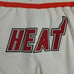Just Don Miami Heat Mitchell & Ness XL XLarge Jersey Shorts NBA White NWT