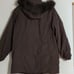 St Johns Bay Womans Large Brown Coat With Hood