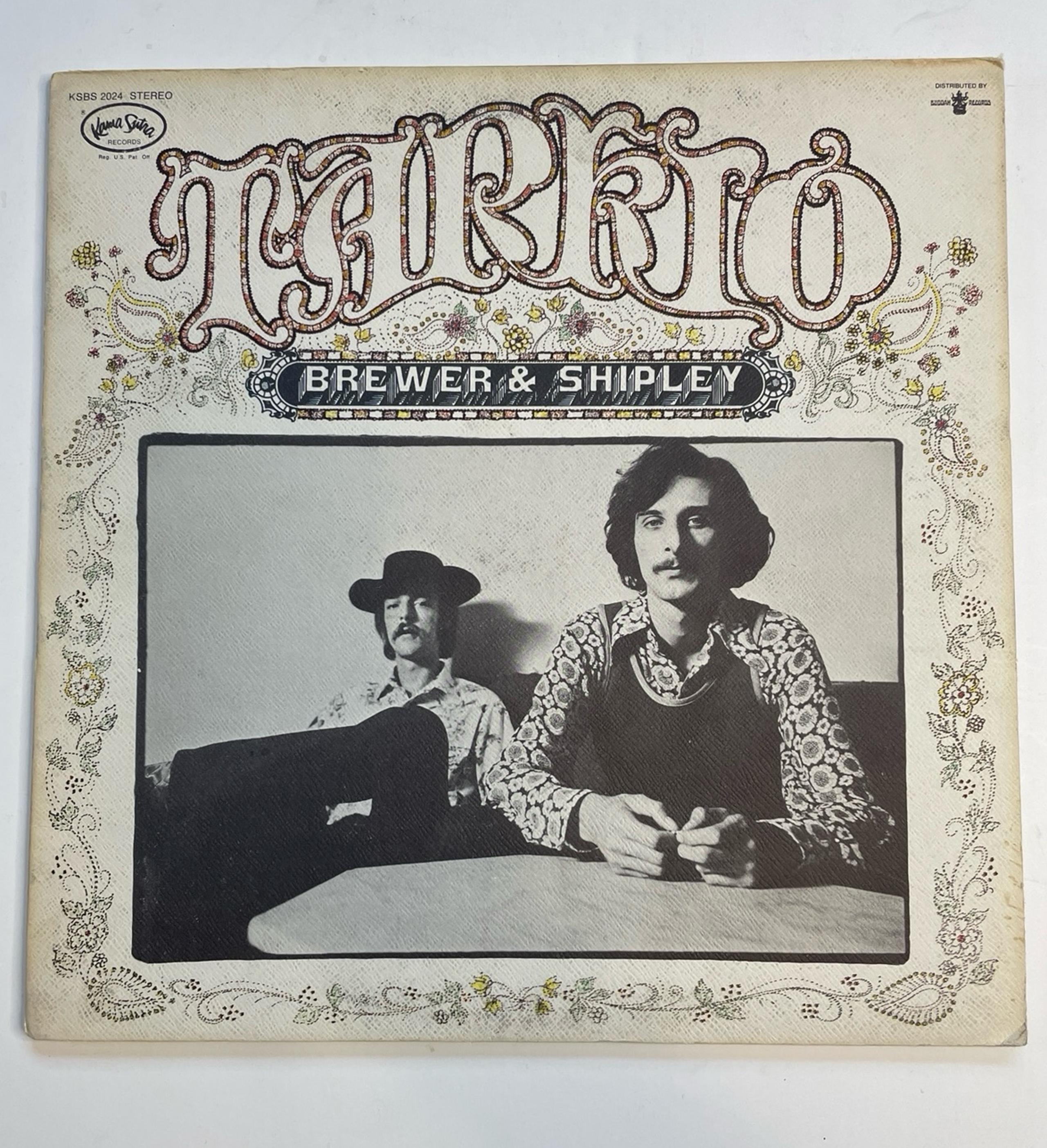 Tarkio Brewer and Shipley LP Vintage Vinyl Record