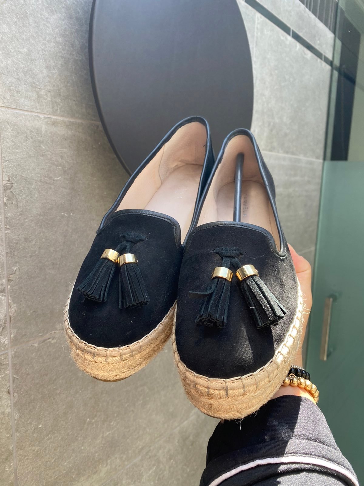 Kurt Geiger Carvela black suede shoes
