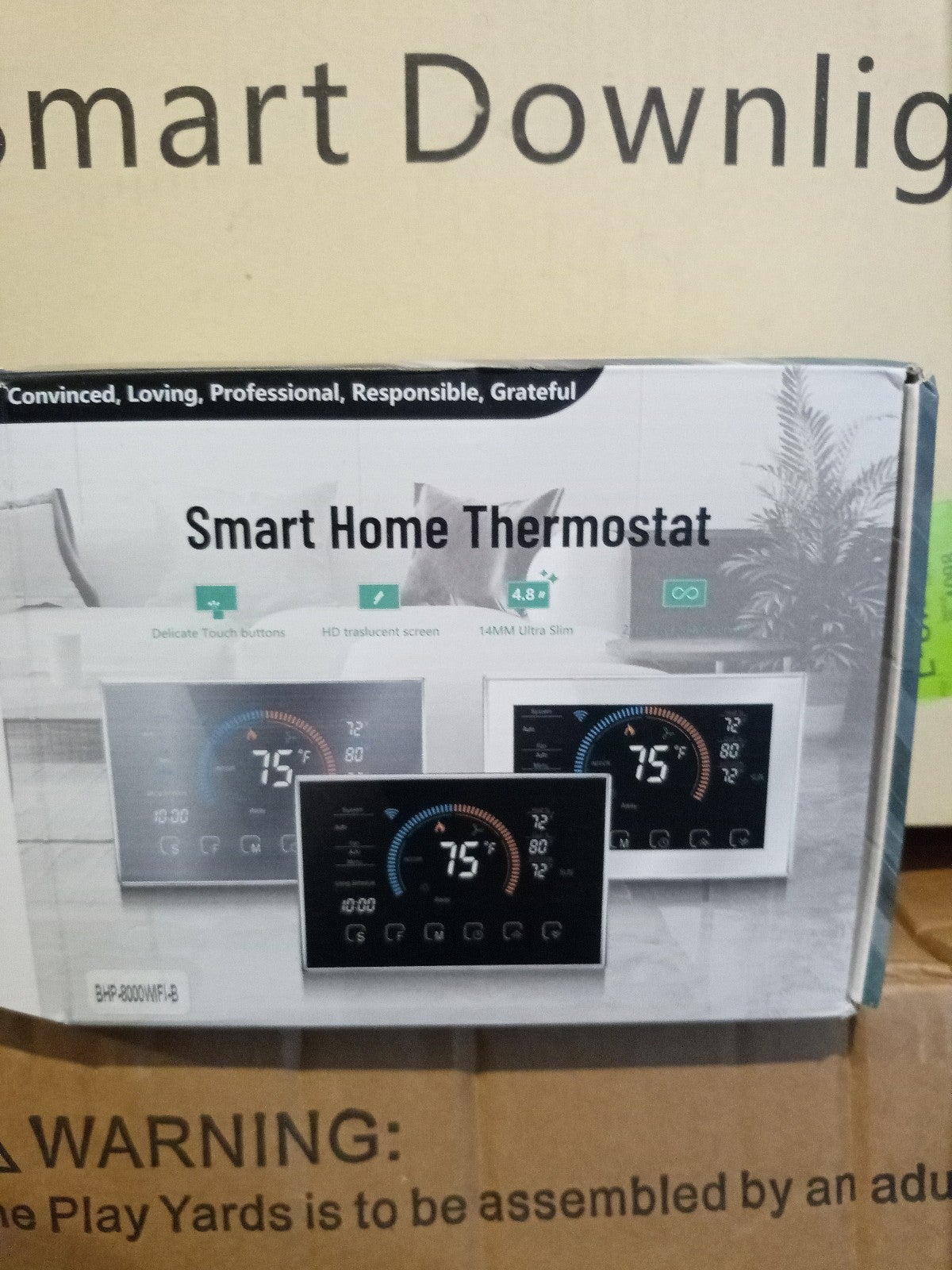 Smart Thermostat for Home, WiFi Programmable Digital Thermostat, Energy Saving,