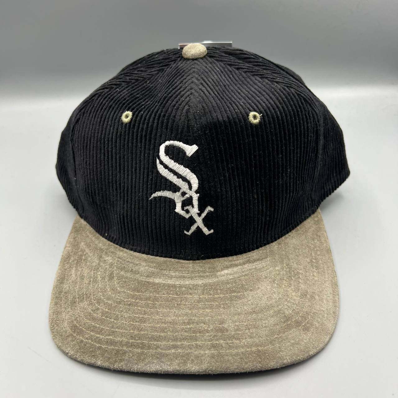 Vintage Chicago White Sox Hat Men Corduroy Twins Enterprise Strap