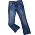 DL1961 Lara Instasculpt Crop Flare Jeans In Davidson Frayed Hem Womens Sz 26