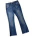 DL1961 Lara Instasculpt Crop Flare Jeans In Davidson Frayed Hem Womens Sz 26