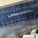 DL1961 Lara Instasculpt Crop Flare Jeans In Davidson Frayed Hem Womens Sz 26