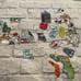 Vintage State Souvenir Magnets Lot 20 - USA Travel Collectibles Texas Florida