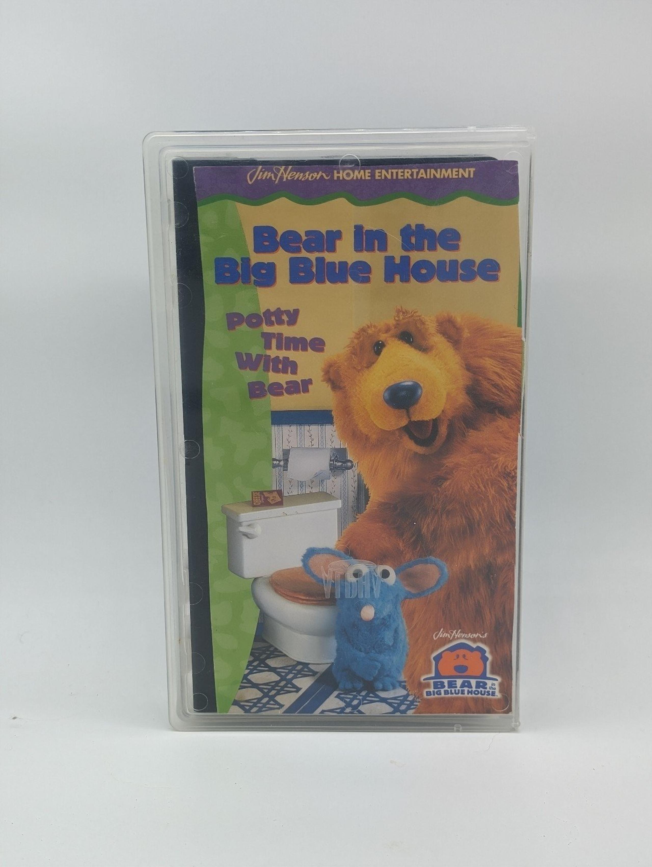 VTG 1999 Disney's Bear in the Big Blue House Potty Time with Bear VHS Tape