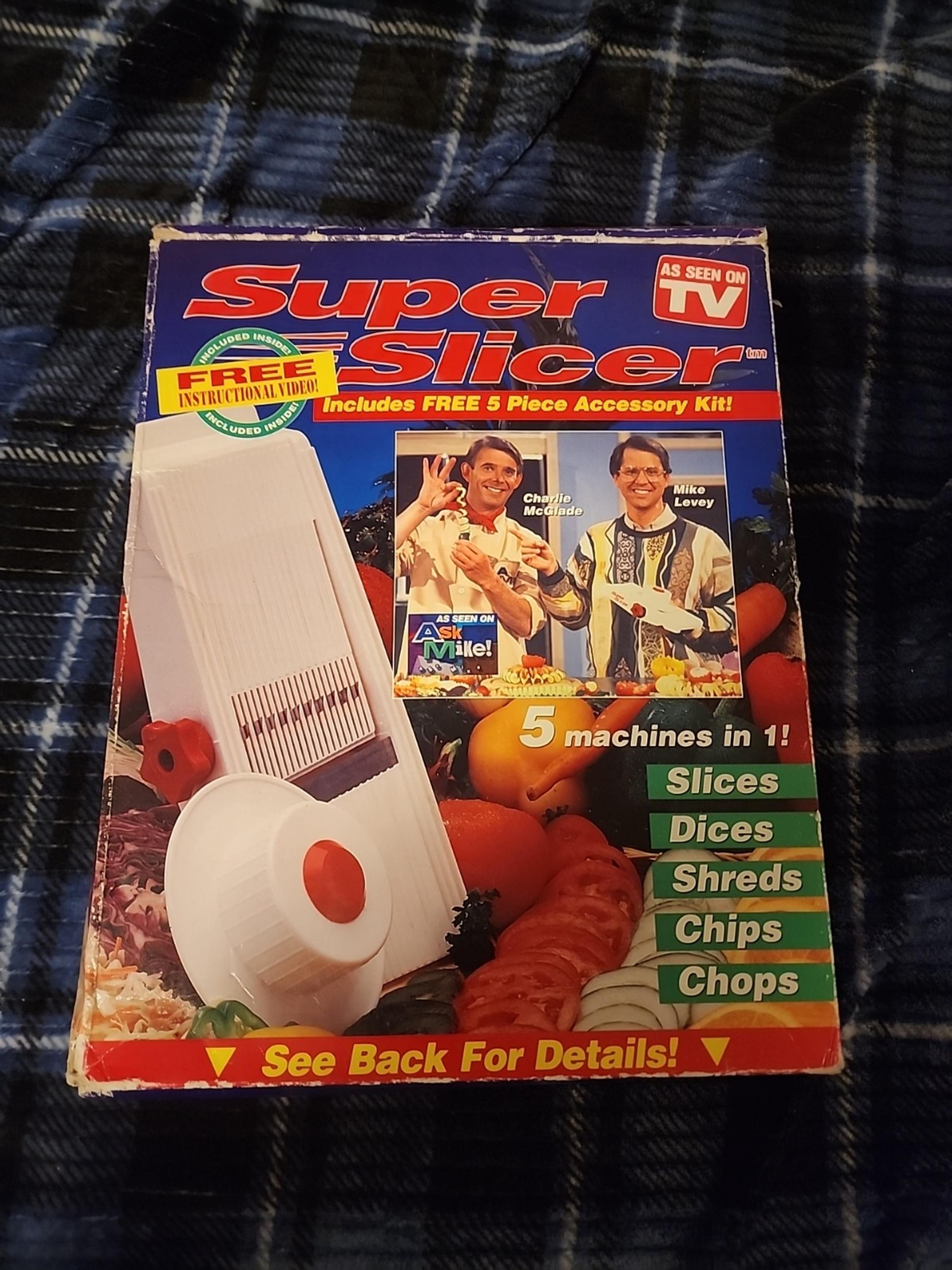 Super Slicer Original As Seen On TV Vintage no cd kitchen veggie slicer