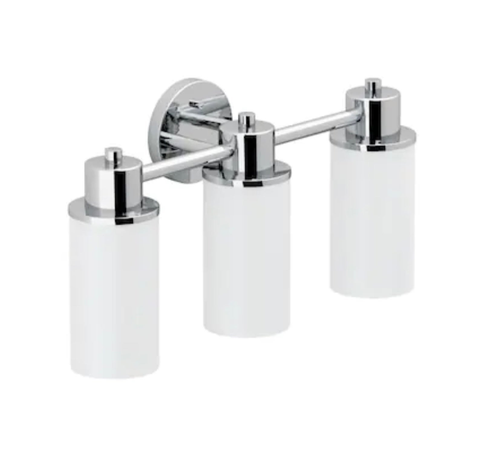 Moen Iso 20.96-in 3-Light Chrome Transitional Vanity Light