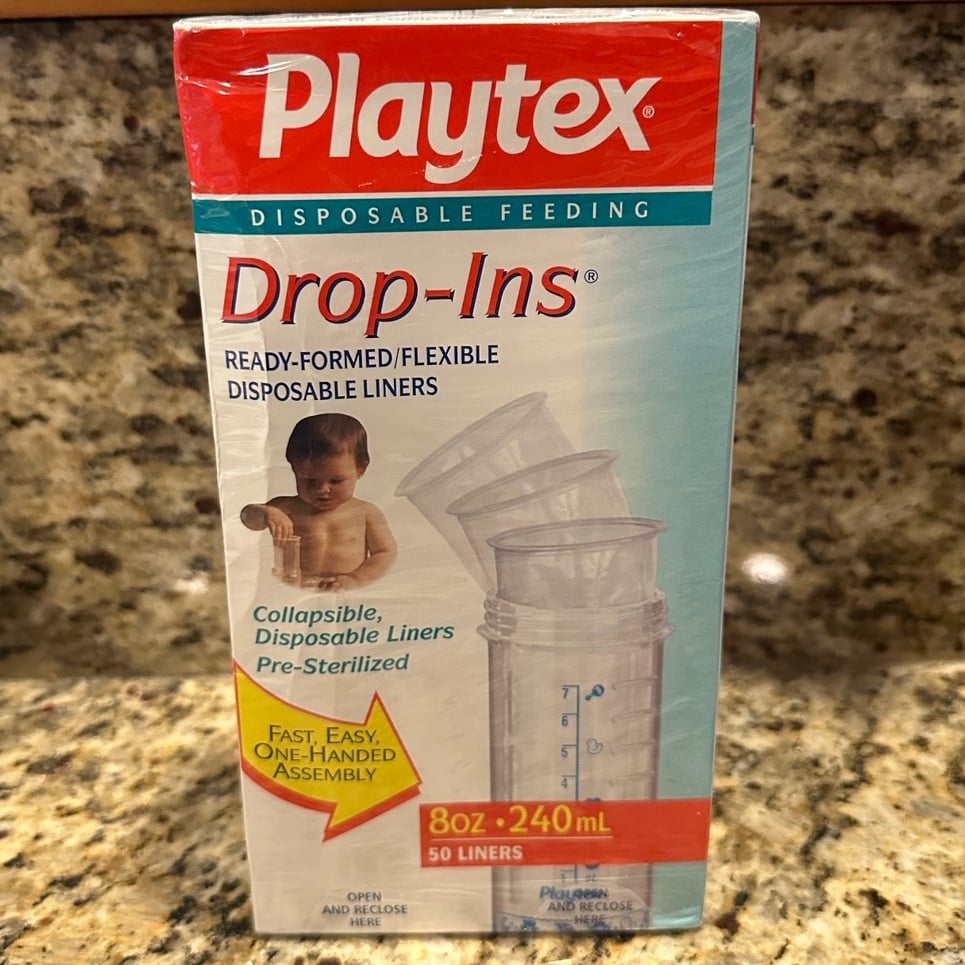 Vintage Playtex Drop Ins for 8 oz Bottle